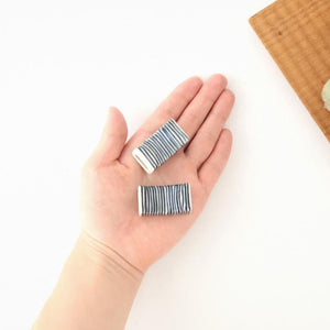 Chopstick Rest Tokusa Black | Hashioki Hasami Ware