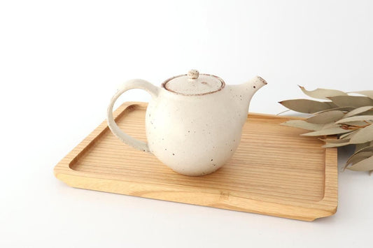 Japanese Teapot Shino | Kyusu Mino Ware
