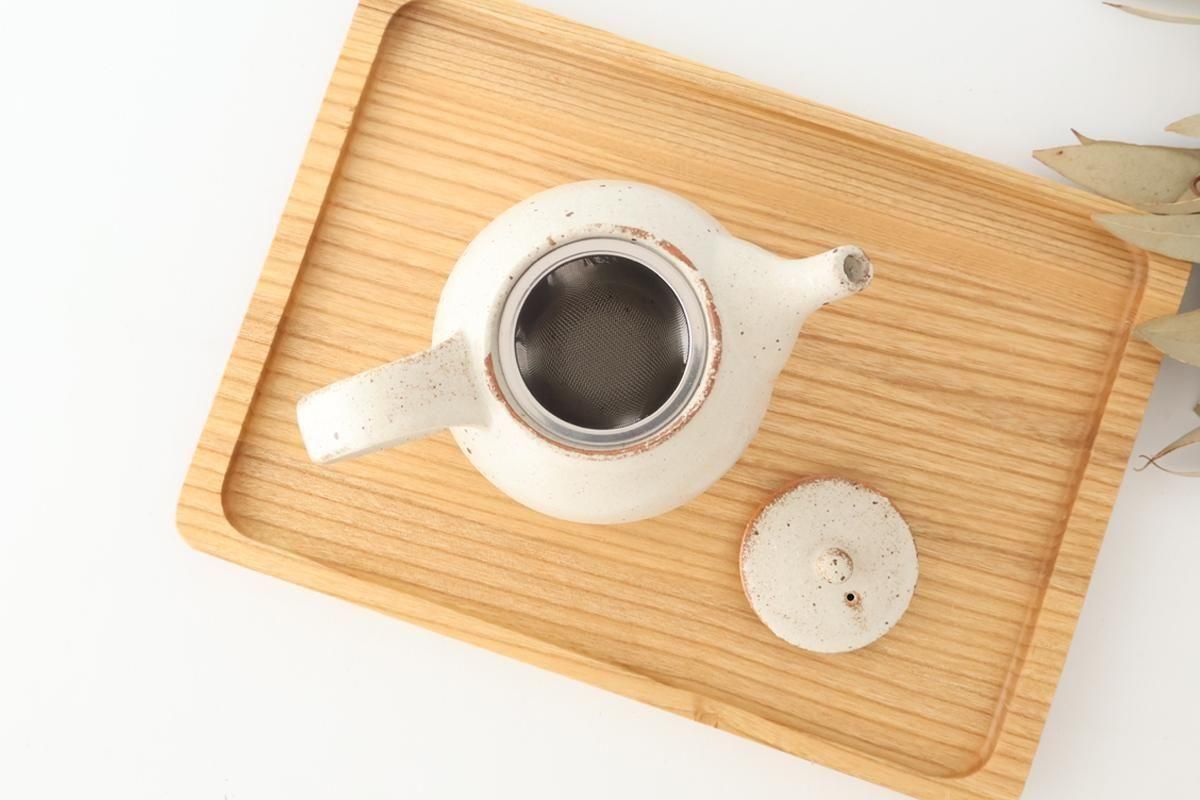 Japanese Teapot Shino | Kyusu Mino Ware