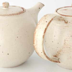 Japanese Teapot Shino | Kyusu Mino Ware