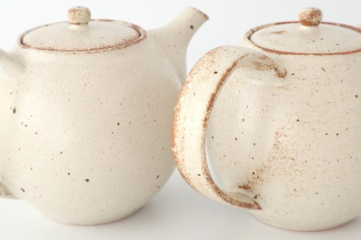 Japanese Teapot Shino | Kyusu Mino Ware