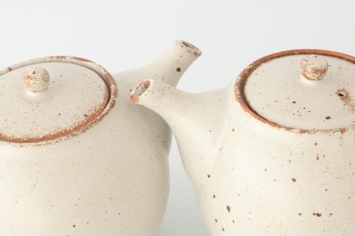 Japanese Teapot Shino | Kyusu Mino Ware