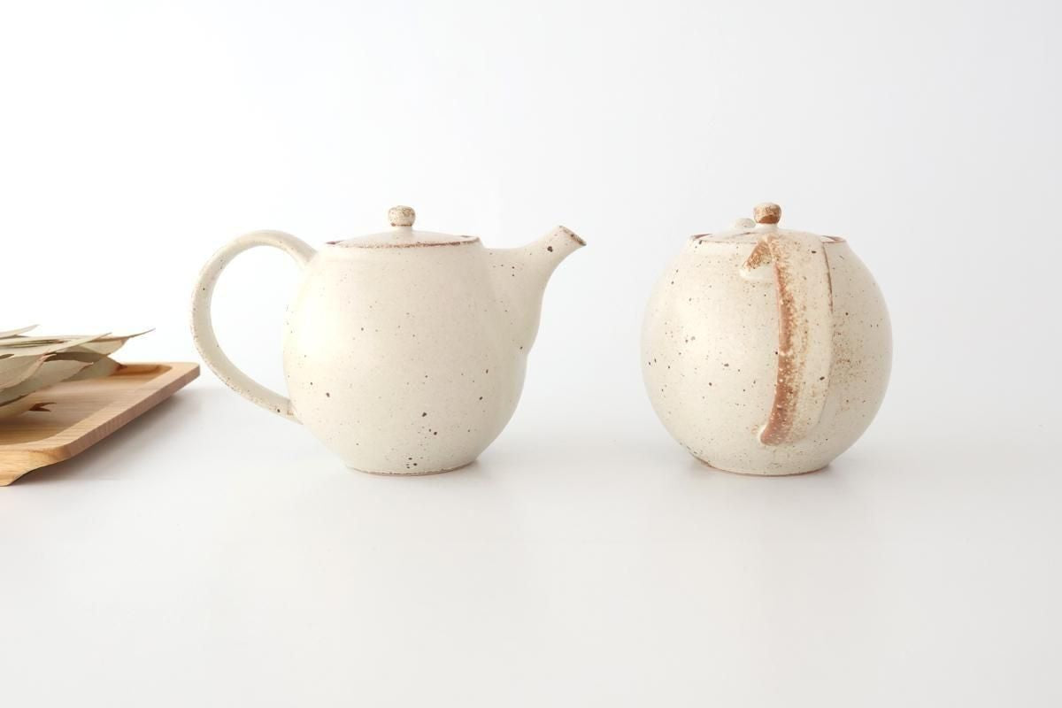 Japanese Teapot Shino | Kyusu Mino Ware