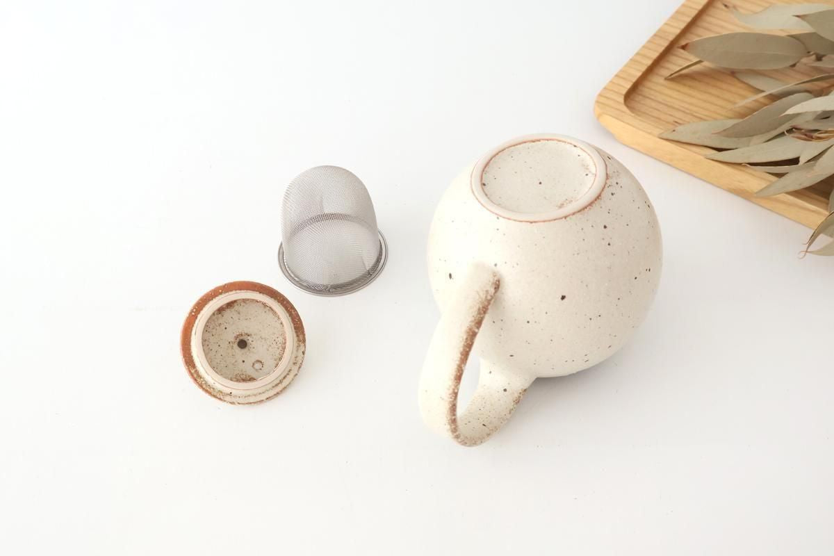 Japanese Teapot Shino | Kyusu Mino Ware