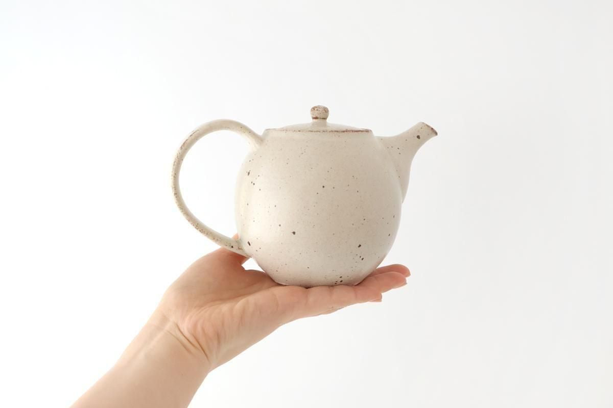 Japanese Teapot Shino | Kyusu Mino Ware