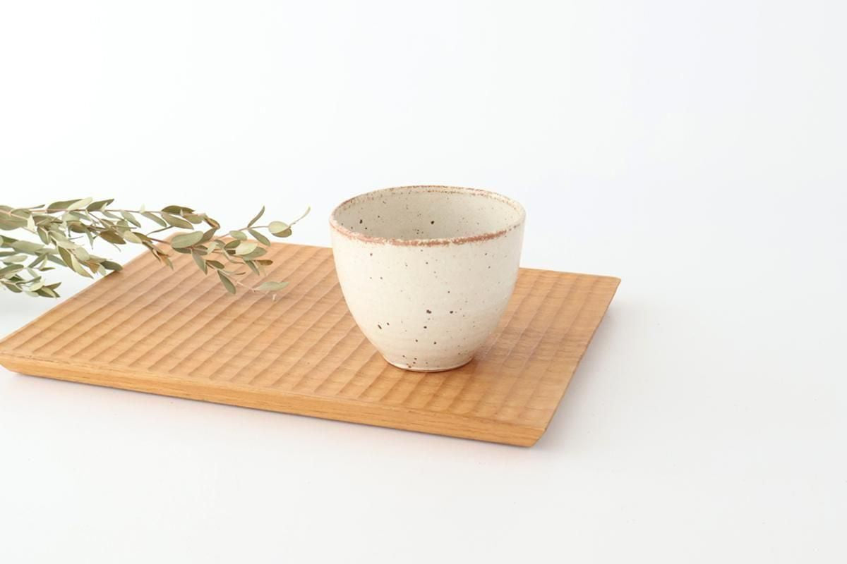 Japanese Cup For Sencha Shino  | Yunomi Mino Ware