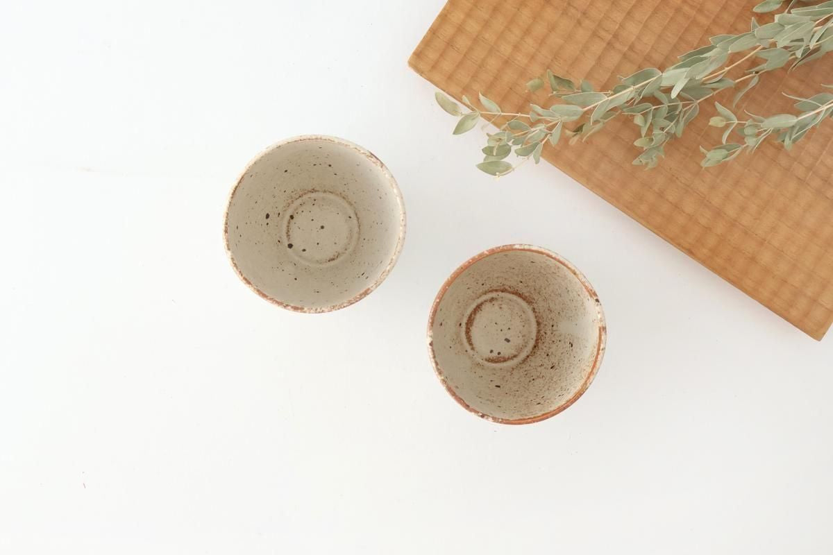 Japanese Cup For Sencha Shino  | Yunomi Mino Ware