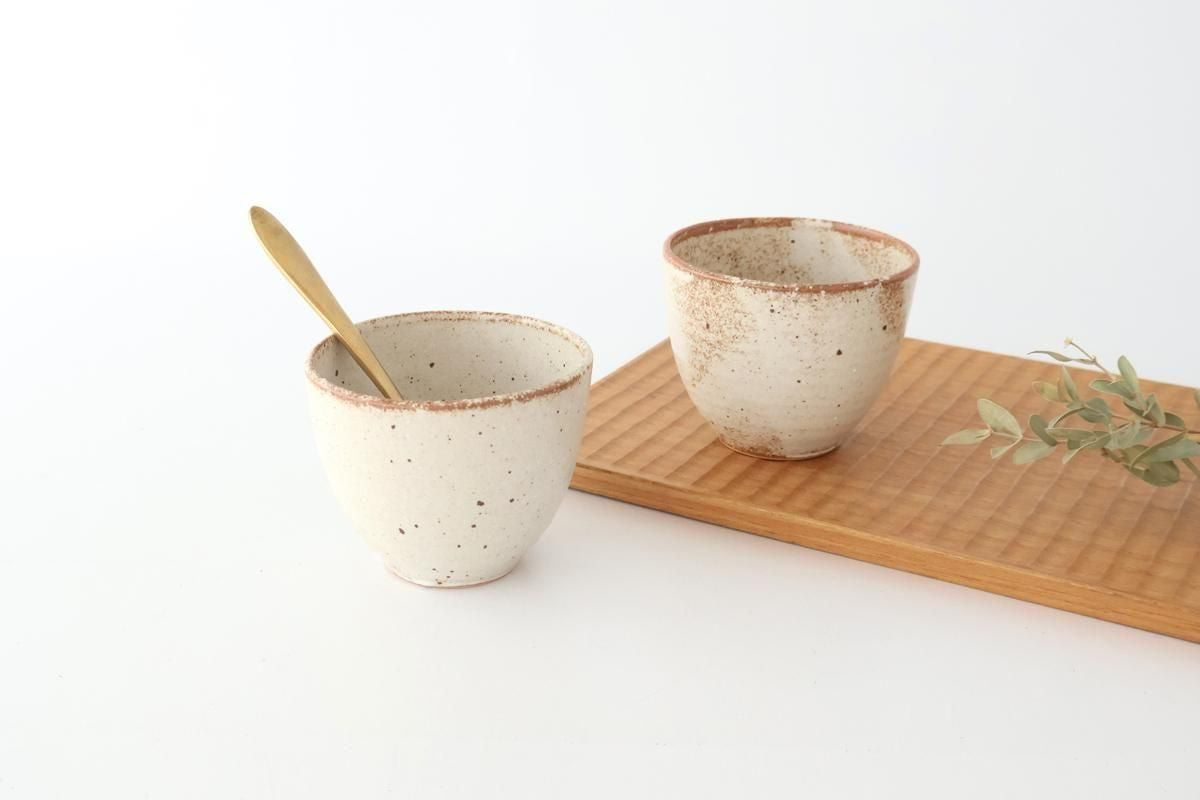 Japanese Cup For Sencha Shino  | Yunomi Mino Ware