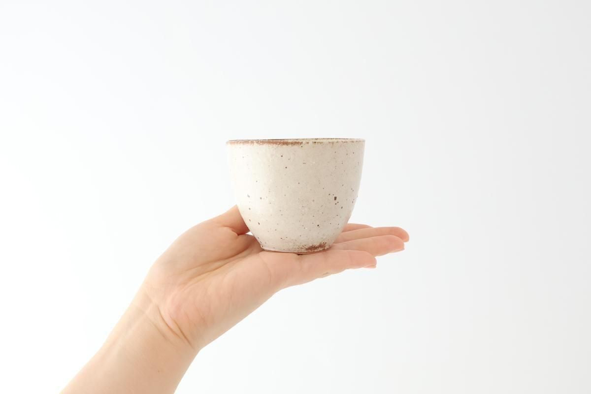 Japanese Cup For Sencha Shino  | Yunomi Mino Ware