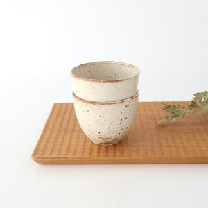 Japanese Cup For Sencha Shino  | Yunomi Mino Ware