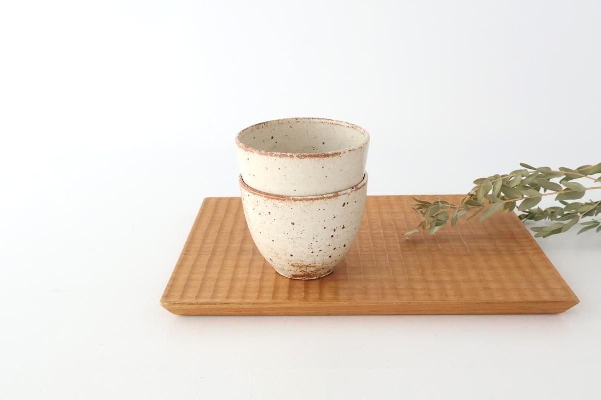 Japanese Cup For Sencha Shino  | Yunomi Mino Ware