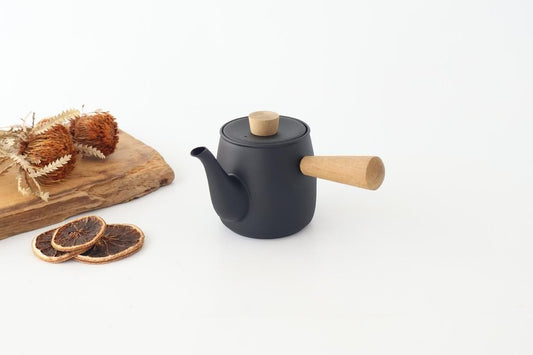 Miyazaki Seisakusho Stainless Teapot Black S | Kyusu