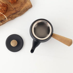 Miyazaki Seisakusho Stainless Teapot Black S | Kyusu