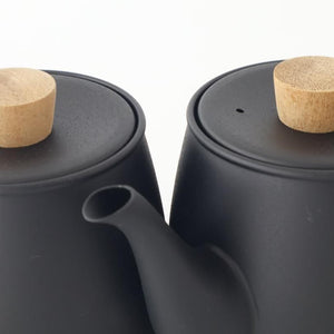 Miyazaki Seisakusho Stainless Teapot Black S | Kyusu