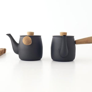 Miyazaki Seisakusho Stainless Teapot Black S | Kyusu