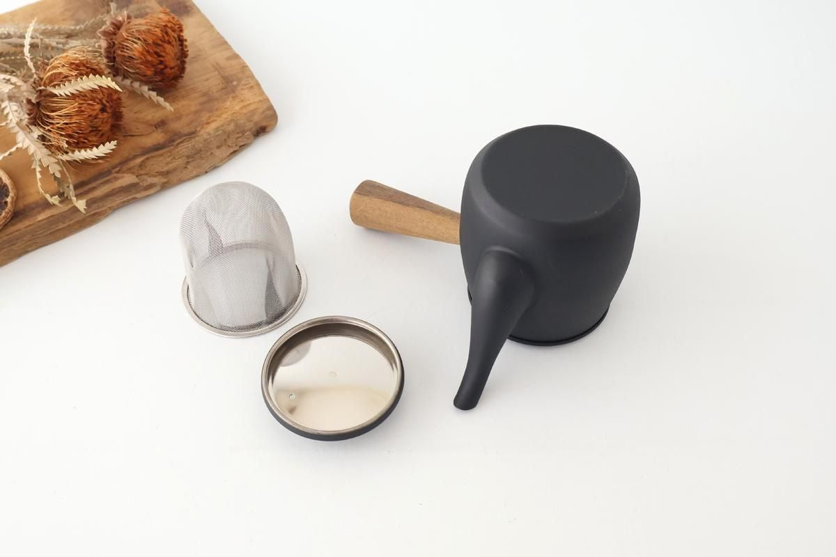 Miyazaki Seisakusho Stainless Teapot Black S | Kyusu