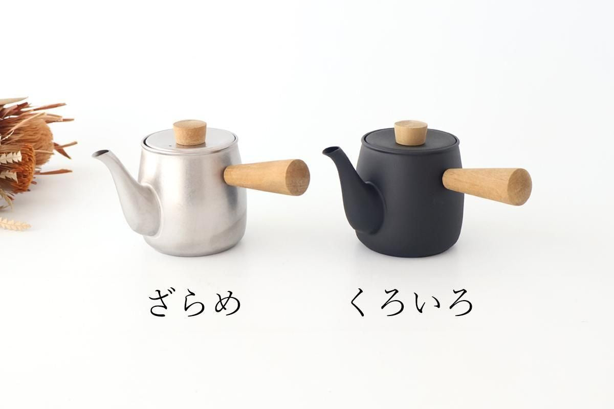 Miyazaki Seisakusho Stainless Teapot Black S | Kyusu