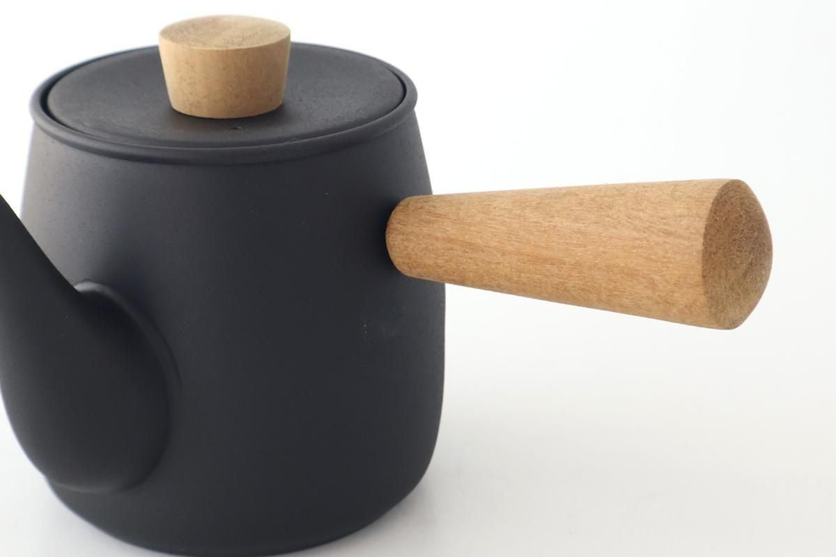 Miyazaki Seisakusho Stainless Teapot Black S | Kyusu