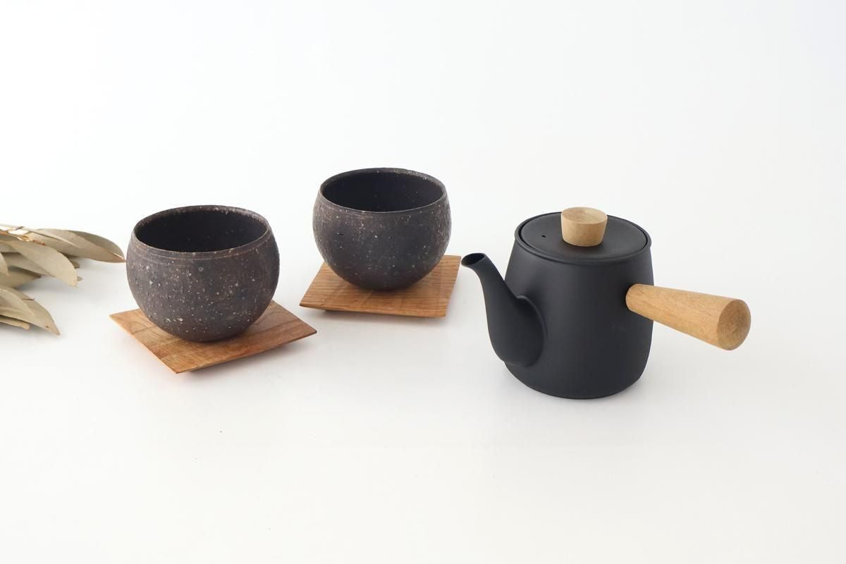 Miyazaki Seisakusho Stainless Teapot Black S | Kyusu