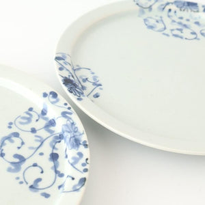 Round Flat Plate Chrysanthemum Arabesque 21㎝/8.3in | Arita Ware