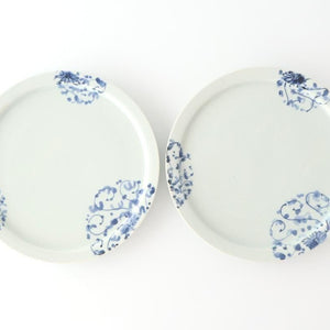 Round Flat Plate Chrysanthemum Arabesque 21㎝/8.3in | Arita Ware