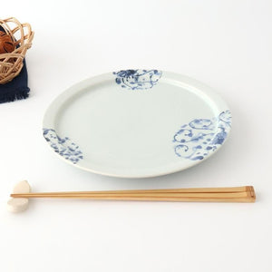 Round Flat Plate Chrysanthemum Arabesque 21㎝/8.3in | Arita Ware