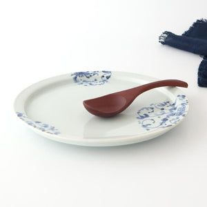 Round Flat Plate Chrysanthemum Arabesque 21㎝/8.3in | Arita Ware