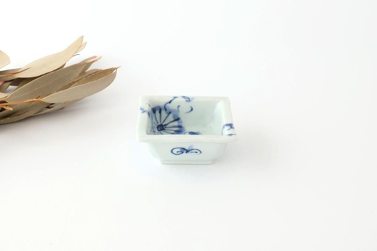 Square Small Bowl Chrysanthemum Pattern | Kobachi Arita Ware