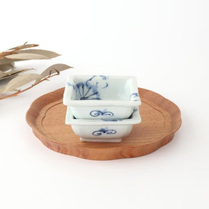 Square Small Bowl Chrysanthemum Pattern | Kobachi Arita Ware