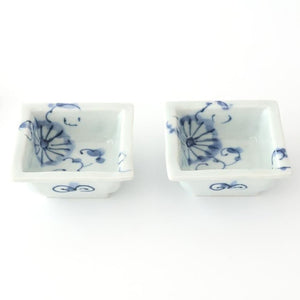 Square Small Bowl Chrysanthemum Pattern | Kobachi Arita Ware