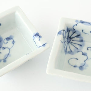 Square Small Bowl Chrysanthemum Pattern | Kobachi Arita Ware