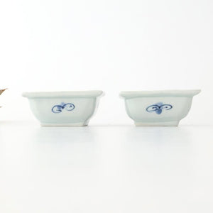 Square Small Bowl Chrysanthemum Pattern | Kobachi Arita Ware