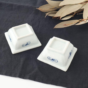 Square Small Bowl Chrysanthemum Pattern | Kobachi Arita Ware
