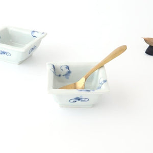 Square Small Bowl Chrysanthemum Pattern | Kobachi Arita Ware