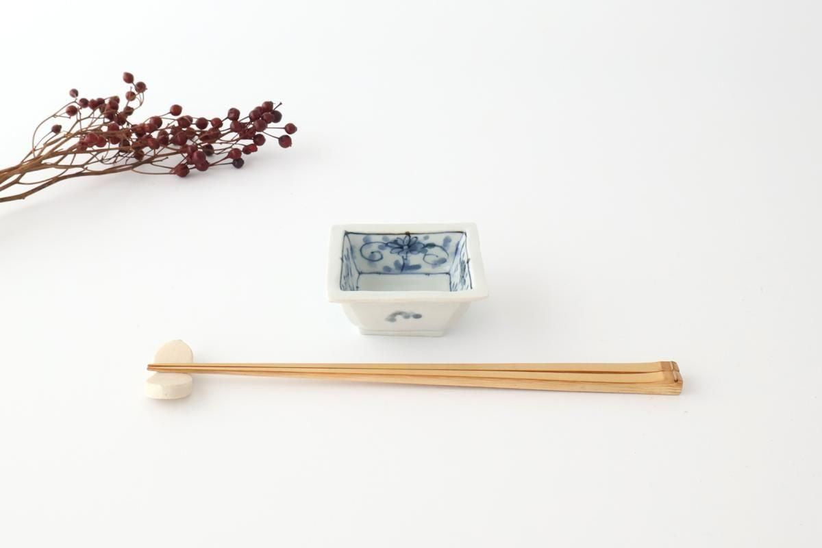 Square Small Bowl Peony and Arabesque | Kobachi Arita Ware