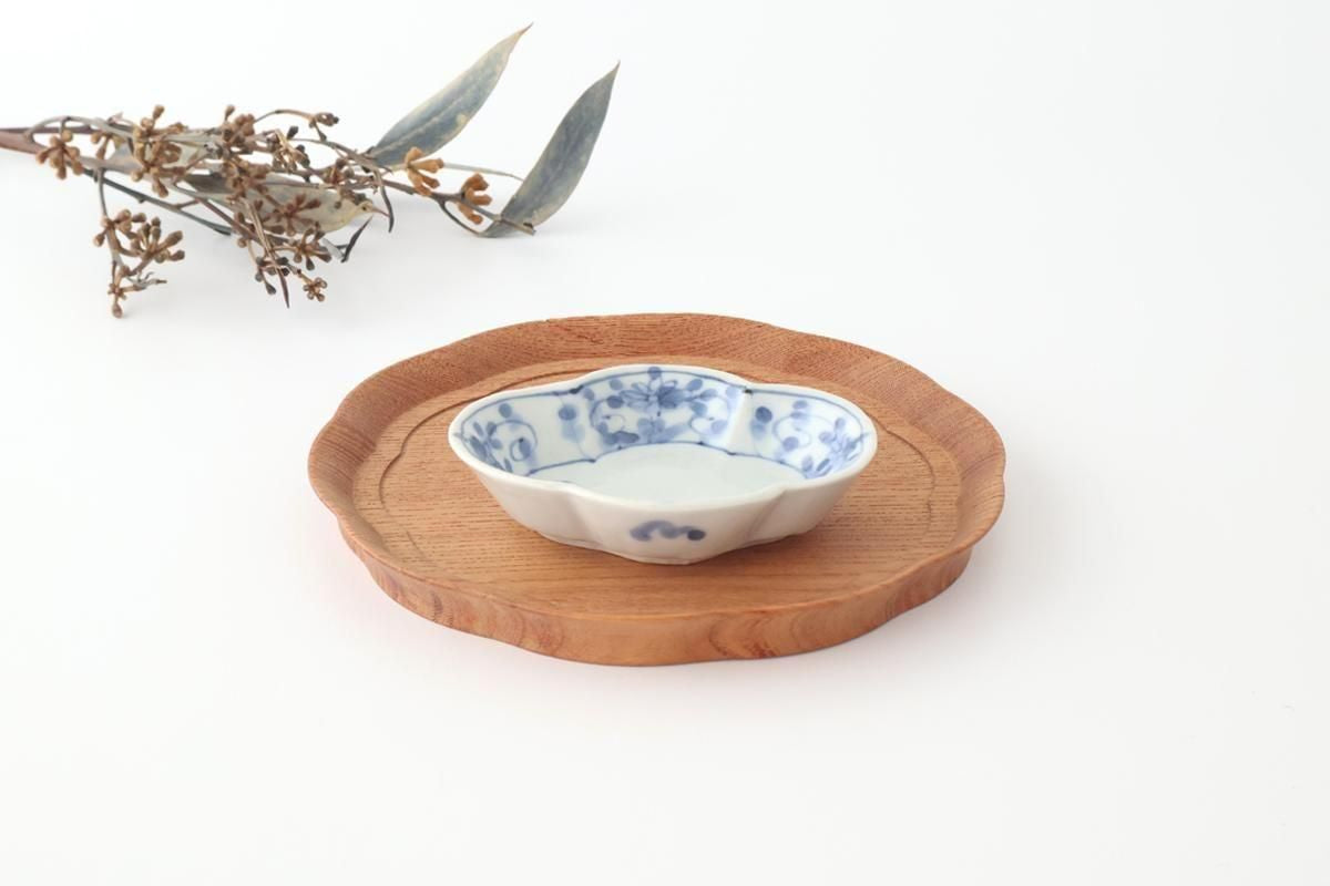 Small Plate Peony and Arabesque | Sauce Plate Arita Ware