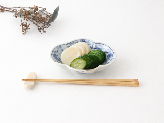Small Plate Peony and Arabesque | Sauce Plate Arita Ware