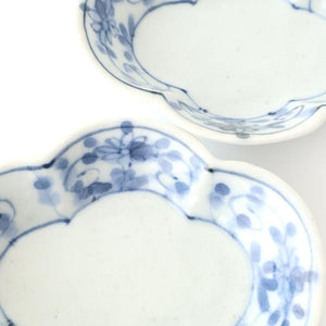 Small Plate Peony and Arabesque | Sauce Plate Arita Ware