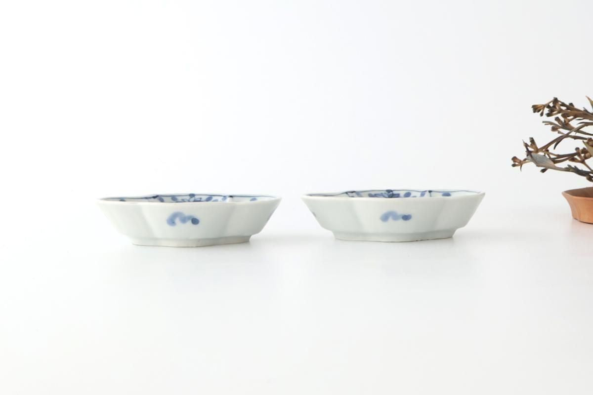 Small Plate Peony and Arabesque | Sauce Plate Arita Ware