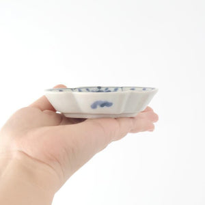 Small Plate Peony and Arabesque | Sauce Plate Arita Ware