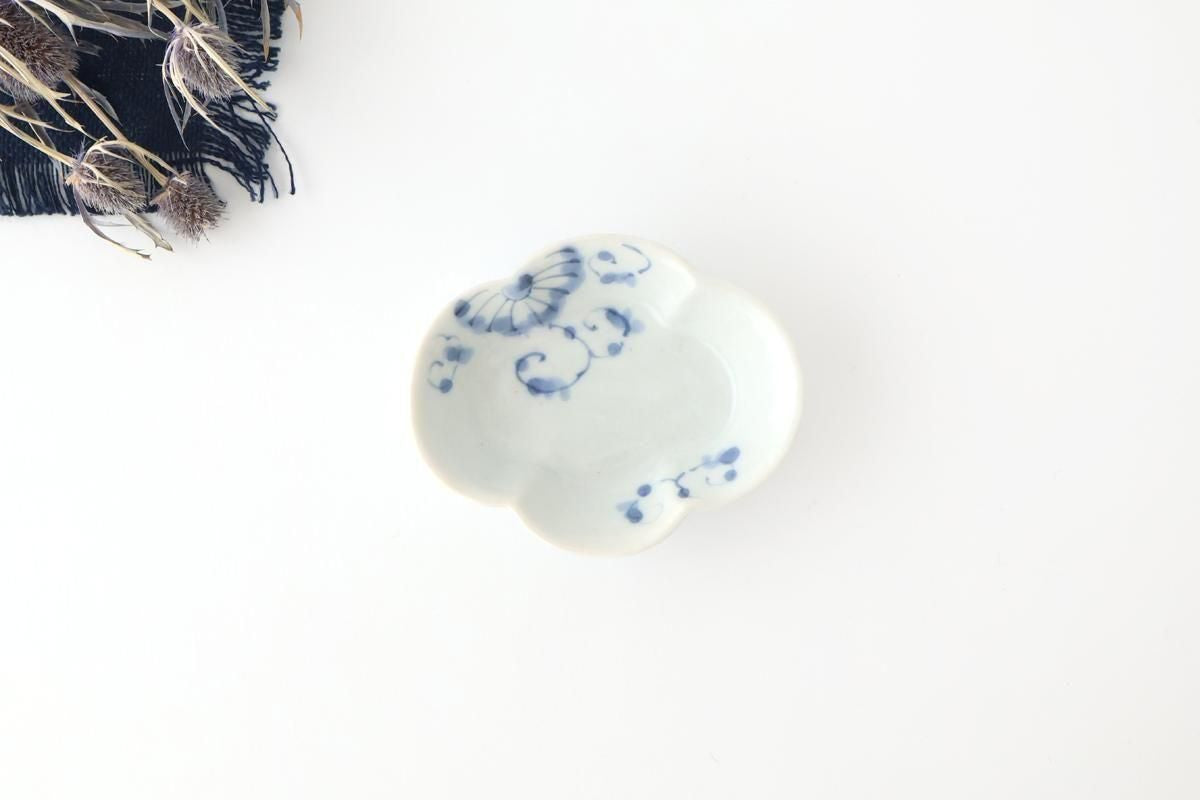 Small Plate Chrysanthemum | Sauce Plate Arita Ware