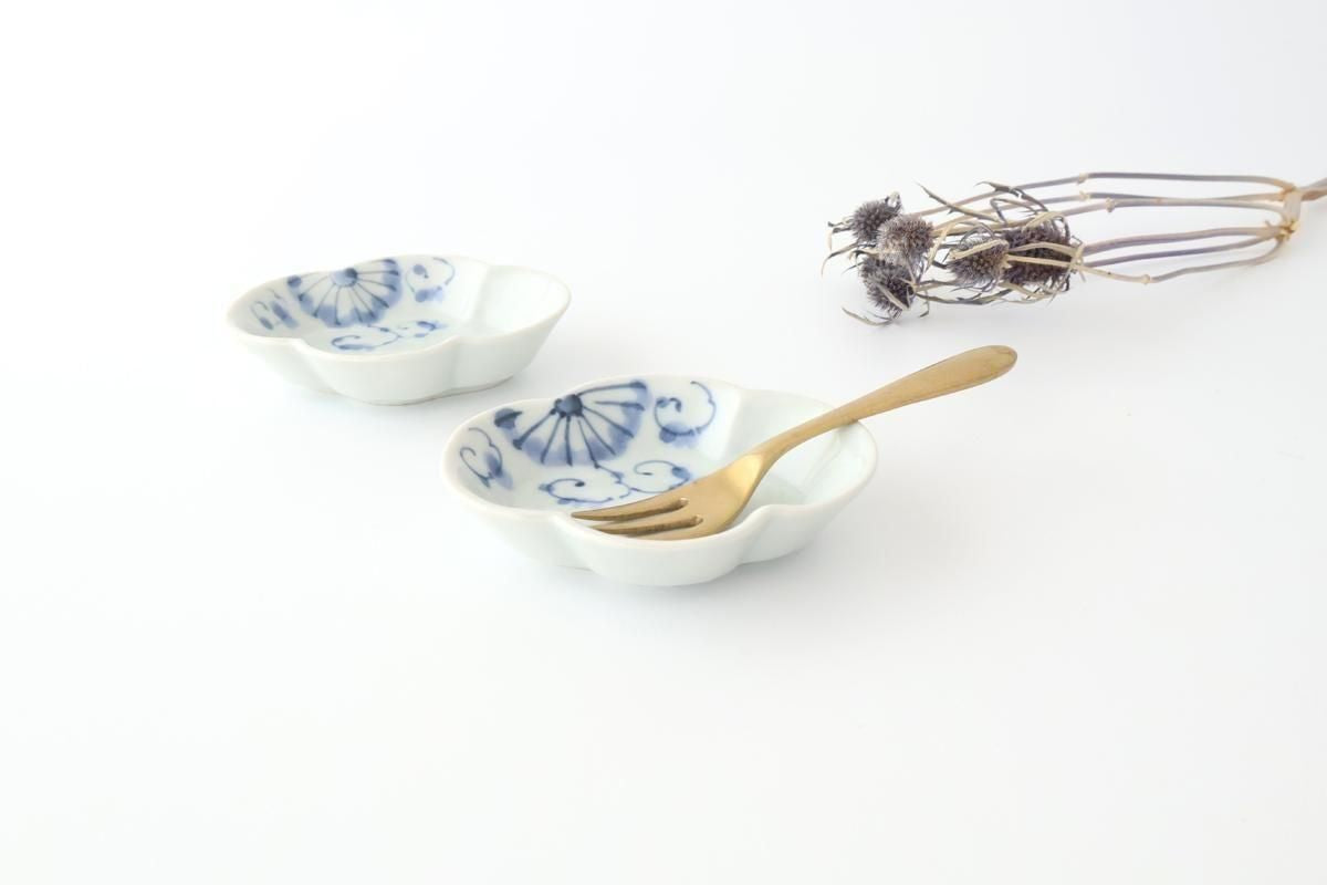 Small Plate Chrysanthemum | Sauce Plate Arita Ware