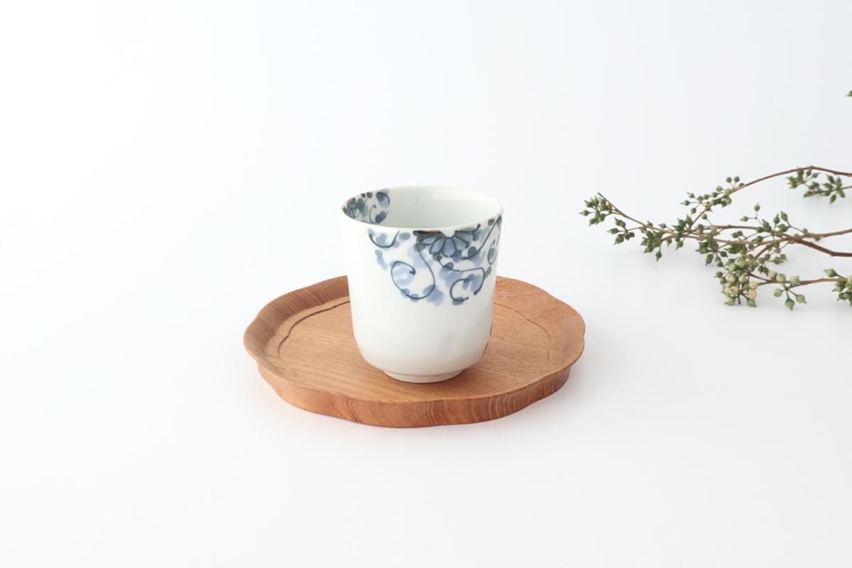 Japanese Cup Chrysanthemum Arabesque  | Yunomi Arita Ware