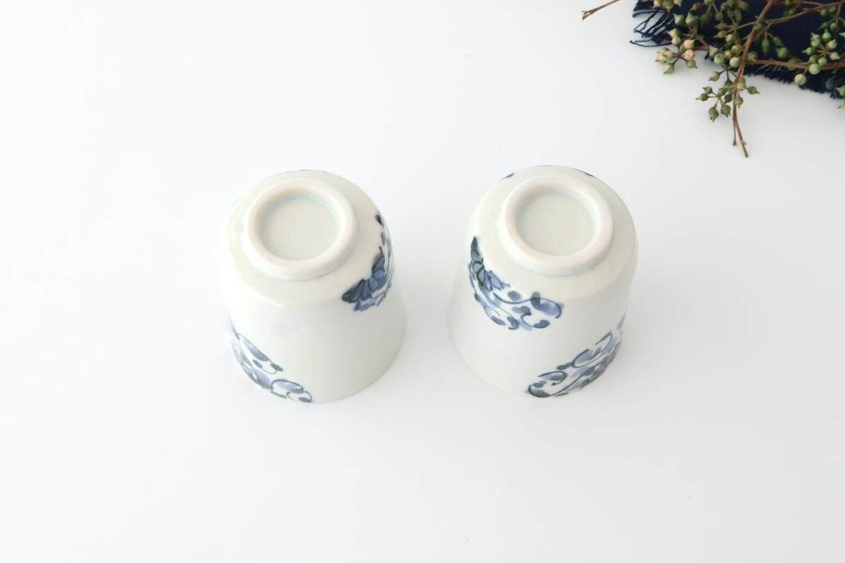 Japanese Cup Chrysanthemum Arabesque  | Yunomi Arita Ware