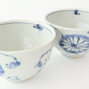 Round Rice Bowl Chrysanthemum | Arita Ware