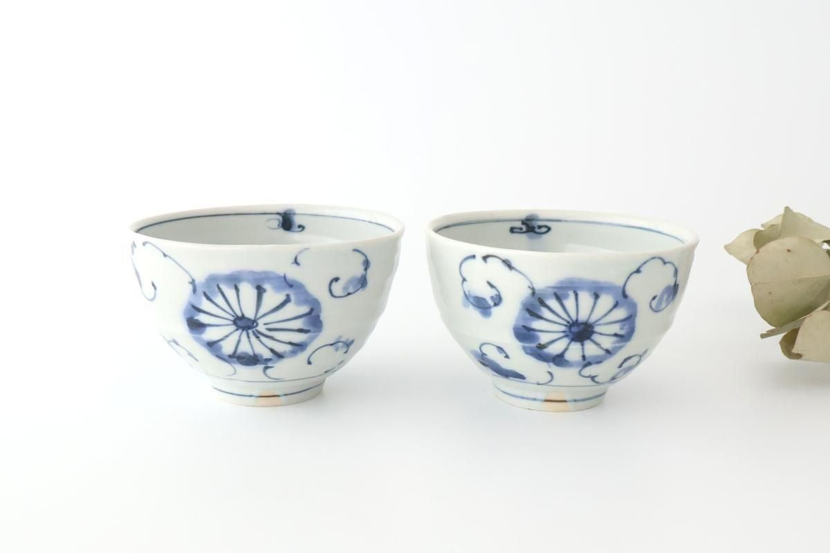 Round Rice Bowl Chrysanthemum | Arita Ware