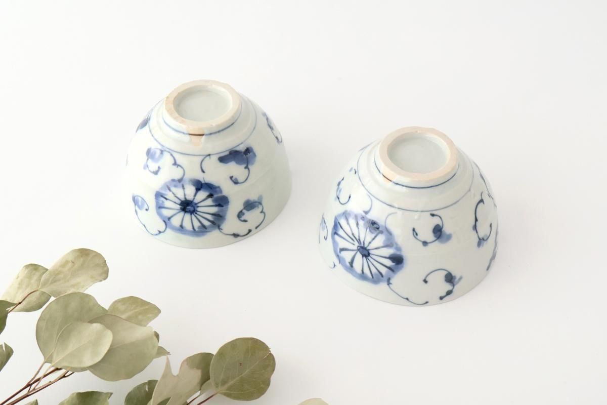 Round Rice Bowl Chrysanthemum | Arita Ware