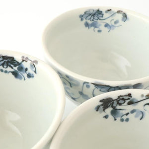 Round Rice Bowl Chrysanthemum Arabesque  | Arita Ware
