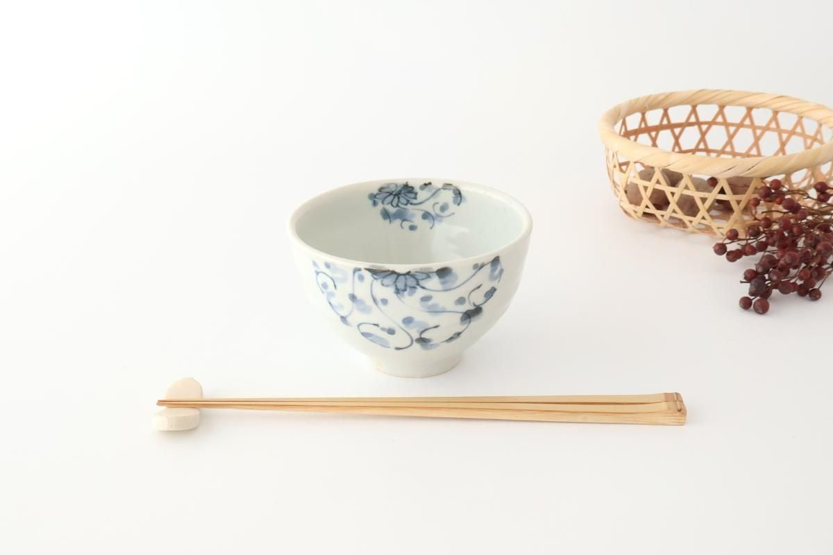 Round Rice Bowl Chrysanthemum Arabesque  | Arita Ware