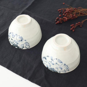 Round Rice Bowl Chrysanthemum Arabesque  | Arita Ware